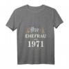 Damen Geschenk zur Goldenen Hochzeit 2021 - Beste Ehefrau seit 1971 T-Shirt mit V-Ausschnitt, lustiges Partnerlook Outfit & Geschenkidee für Jahrestag