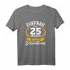 Lustiges Silberhochzeit T-Shirt für Ehefrau - 25 Jahre Ehe, Geschenkidee für das Ehepaar, Motivation für die nächsten Jahre bis zur goldenen Hochzeit