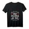 Damen Beste Mama Der Welt Muttertag T-Shirt mit V-Ausschnitt – Perfektes Geschenk für Mama, werdende Mami & Babyparty