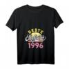 Damen Geschenk zur Silberhochzeit 2021 – Beste Ehefrau seit 1996 T-Shirt mit V-Ausschnitt, Partnerlook & lustiges Jahrestagsgeschenk