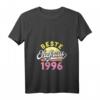 Damen Geschenk zur Silberhochzeit 2021 – Beste Ehefrau seit 1996 T-Shirt mit V-Ausschnitt, Partnerlook & lustiges Jahrestagsgeschenk