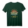 Damen Beste Ehefrau seit 2015 Holzhochzeit T-Shirt – Lustiges Geschenk zum Hochzeitstag, Jahrestag, Geburtstag & Weihnachten für Frauen