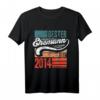 Bester Ehemann seit 2014 Vintage Retro T-Shirt zum 8. Hochzeitstag - Persönliches Partnerlook Shirt für Ehejubiläum und Überraschung