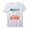 Bester Ehemann seit 2014 Vintage Retro T-Shirt zum 8. Hochzeitstag - Persönliches Partnerlook Shirt für Ehejubiläum und Überraschung