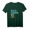 Bester Ehemann Seit 2021 | 3. Hochzeitstag T-Shirt - Personalisiertes Geschenk für 3 Jahre Ehe, Retro Vintage Design