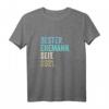 Bester Ehemann Seit 2021 | 3. Hochzeitstag T-Shirt - Personalisiertes Geschenk für 3 Jahre Ehe, Retro Vintage Design