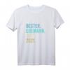 Bester Ehemann Seit 2021 | 3. Hochzeitstag T-Shirt - Personalisiertes Geschenk für 3 Jahre Ehe, Retro Vintage Design
