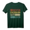 Herren T-Shirt Bester Ehemann seit 2019 - Lustiges Geschenk zum Hochzeitstag, Geburtstag & Vatertag