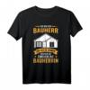 Lustiges Bauleiter T-Shirt für Männer - Geschenkidee für Richtfest, Einweihung & Bauherrn bei Hausbau