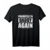 Promoted to Daddy Again 2021 - Lustiges Geschenk für werdende Väter, Babyankündigung T-Shirt für Ehemann & zukünftigen Papa