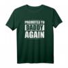 Promoted to Daddy Again 2021 - Lustiges Geschenk für werdende Väter, Babyankündigung T-Shirt für Ehemann & zukünftigen Papa