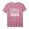 Promoted to Daddy Again 2021 - Lustiges Geschenk für werdende Väter, Babyankündigung T-Shirt für Ehemann & zukünftigen Papa