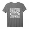 Porzellanhochzeit 20 Jahre Verheiratet T-Shirt – Lustiges Jubiläumsgeschenk für Ehemann & Ehepaar Fans