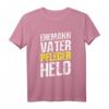 Vatertag Ehemann Vater Pfleger Krankenpfleger Spruch Herren T-Shirt – Humorvolles Geschenk für Pflegekräfte, Ehemänner & Helden im Pflegeberuf