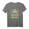 Damen Opalhochzeit 21. Hochzeitstag Ehemann Geschenk T-Shirt - Witziges Jubiläumsgeschenk für langjährige Ehepartner