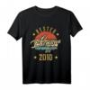 Herren Bester Ehemann seit 2010 Rosenhochzeit Hochzeitstag T-Shirt – Lustiges Jahrestagsgeschenk für Ehemann, Papa, Bruder & Opa