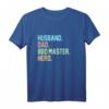Ehemann Papa BBQ Meister Held T-Shirt – Perfektes Geschenk für Grillfans, BBQ Meister & Grillparty-Outfit für Männer