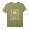 25. Hochzeitstag Ehemann seit 25 Jahren Silberhochzeit T-Shirt – Klassisch, Liebe & Familie feiern