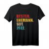 Bester Ehemann seit 2022 T-Shirt zum 1. Hochzeitstag – Persönliches Geschenk für Ehepaar, klassisch geschnitten