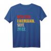 Bester Ehemann seit 2022 T-Shirt zum 1. Hochzeitstag – Persönliches Geschenk für Ehepaar, klassisch geschnitten