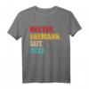 Bester Ehemann seit 2022 T-Shirt zum 1. Hochzeitstag – Persönliches Geschenk für Ehepaar, klassisch geschnitten