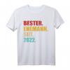Bester Ehemann seit 2022 T-Shirt zum 1. Hochzeitstag – Persönliches Geschenk für Ehepaar, klassisch geschnitten