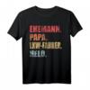 LKW-Fahrer Papa Vater Ehemann Lastwagen T-Shirt - Lustiges Vintage Design für Berufskraftfahrer, Ehemann & Vater zum Vatertag & Hochzeitstag