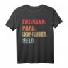LKW-Fahrer Papa Vater Ehemann Lastwagen T-Shirt - Lustiges Vintage Design für Berufskraftfahrer, Ehemann & Vater zum Vatertag & Hochzeitstag