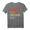 LKW-Fahrer Papa Vater Ehemann Lastwagen T-Shirt - Lustiges Vintage Design für Berufskraftfahrer, Ehemann & Vater zum Vatertag & Hochzeitstag