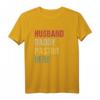 Husband Daddy Pastor Hero HapDeer T-Shirt – Personalisiertes Geschenk für Ehemann, Pastor und Held im kirchlichen Dienst