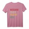 Husband Daddy Pastor Hero HapDeer T-Shirt – Personalisiertes Geschenk für Ehemann, Pastor und Held im kirchlichen Dienst