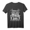 Herren Geschenk zum 5. Hochzeitstag - Bester Ehemann seit 2015 Partnerlook T-Shirt für Paare & Jubiläumsgeschenke
