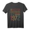 52. Hochzeitstag T-Shirt - Bester Ehemann seit 1972 Geschenkidee für den 52. Jahrestag