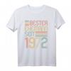 52. Hochzeitstag T-Shirt - Bester Ehemann seit 1972 Geschenkidee für den 52. Jahrestag