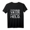 Ehemann Vater Schweißer Held Vatertagsgeschenk T-Shirt – Lustiges Geschenk für den Familienhelden, Papa und Beschützer