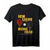 Ich liebe es wenn meine Frau mich Tischtennis spielen lässt T-Shirt – Lustiges Geschenk für Ehemänner zu Geburtstag, Weihnachten & Vatertag