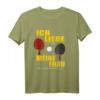 Ich liebe es wenn meine Frau mich Tischtennis spielen lässt T-Shirt – Lustiges Geschenk für Ehemänner zu Geburtstag, Weihnachten & Vatertag
