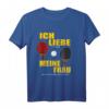 Ich liebe es wenn meine Frau mich Tischtennis spielen lässt T-Shirt – Lustiges Geschenk für Ehemänner zu Geburtstag, Weihnachten & Vatertag