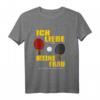 Ich liebe es wenn meine Frau mich Tischtennis spielen lässt T-Shirt – Lustiges Geschenk für Ehemänner zu Geburtstag, Weihnachten & Vatertag