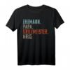 Ehemann Papa Grillmeister Held T-Shirt – Vintage Geschenk für Weihnachten, Geburtstag & Vatertag für echte Grillfans
