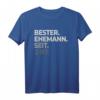 Bester Ehemann seit 2017 - 6. Hochzeitstag T-Shirt für Paare, lustiges Geschenk zum Jahrestag oder Geburtstag