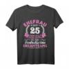 25. Hochzeitstag Silberhochzeit T-Shirt für Ehefrau – Klassisches Jubiläumsdesign für 25 Jahre Liebe, Ehe und Familie