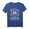 25. Hochzeitstag Silberhochzeit T-Shirt für Ehefrau – Klassisches Jubiläumsdesign für 25 Jahre Liebe, Ehe und Familie