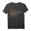 Herren T-Shirt zum 3. Hochzeitstag - Bester Ehemann seit 2016 Geschenk im Vintage- und Retro-Stil für ihn