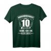 Herren Rosenhochzeit 10. Hochzeitstag Geschenk für Ehemann Seit 2010 - Humorvolles Jubiläum T-Shirt mit Spruch