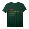 Vintage 1. Hochzeitstag Geschenk für den besten Ehemann seit 2019 - Romantisches Jubiläum T-Shirt für ihn