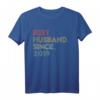 Vintage 1. Hochzeitstag Geschenk für den besten Ehemann seit 2019 - Romantisches Jubiläum T-Shirt für ihn