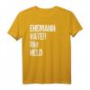 Lustiges Vatertags Geschenk Shirt mit personalisiertem Aufdruck 'Ehemann Vater Itler Held' – Perfektes Geschenk für Papa, Papi, Dad zu Geburtstag, Weihnachten und Vatertag