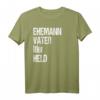 Lustiges Vatertags Geschenk Shirt mit personalisiertem Aufdruck 'Ehemann Vater Itler Held' – Perfektes Geschenk für Papa, Papi, Dad zu Geburtstag, Weihnachten und Vatertag