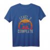 Level 2 Complete 2. Jahrestag Paar T-Shirt – Lustiges Vintage Gaming Design für Ehemann & Ehefrau als Jubiläums- oder Geburtstagsgeschenk